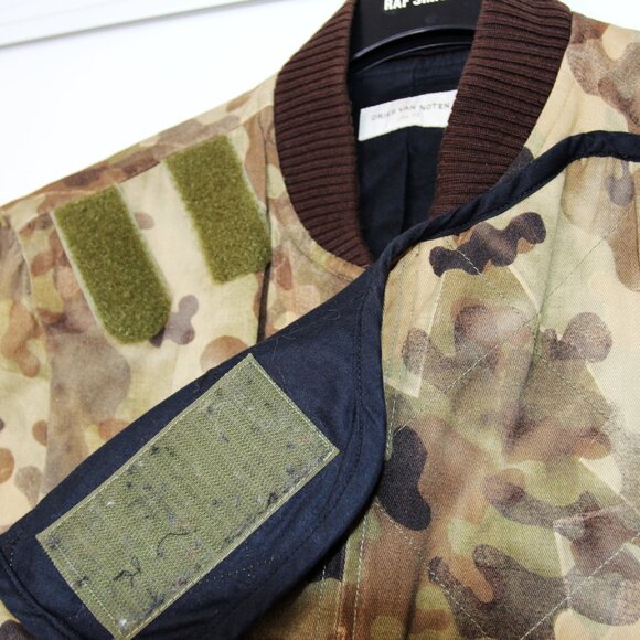 SS13 DRIES VAN NOTEN MILITARY CAMOUFLAGE JACKET 48 - Picture 8 of 8